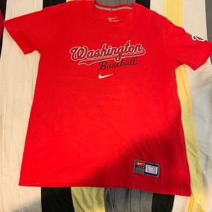 Nike Washington nationals baseball practice tee